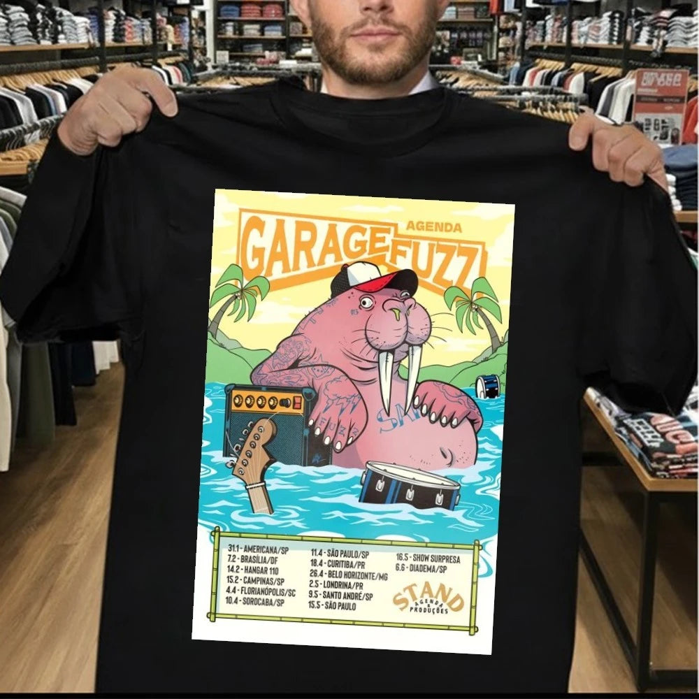 Garage Fuzz South America Tour 2026 Official Gig Poster Shirt