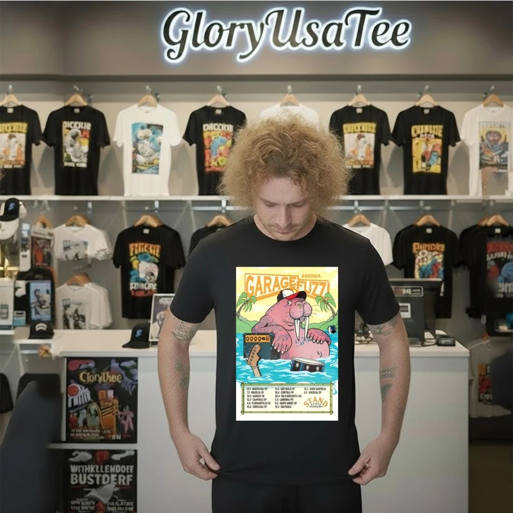 Garage Fuzz South America Tour 2026 Official Gig Poster Shirt