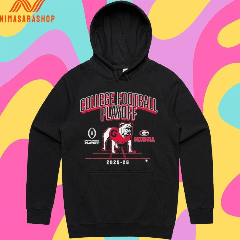 Georgia Bulldogs Football College Football Playoff 2025-2026 Mascot Shirts