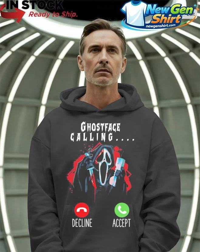 Ghostface Calling Decline Accept Shirt