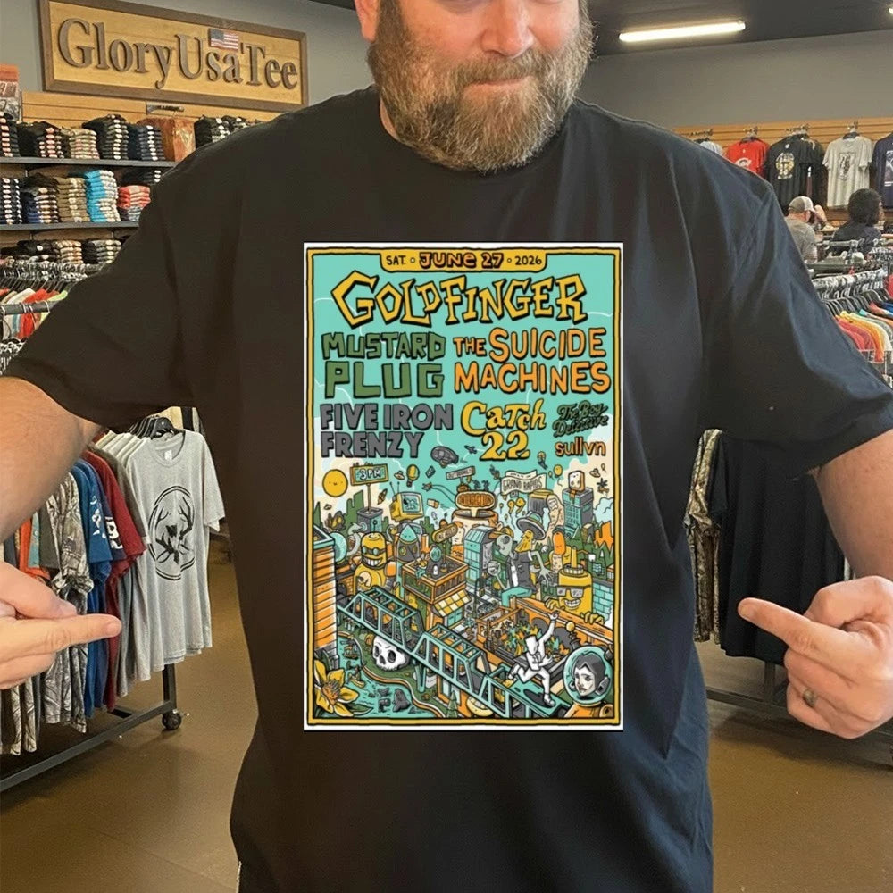 Goldfinger June 27 2026 The Intersection, Grand Rapids, MI Poster Shirt