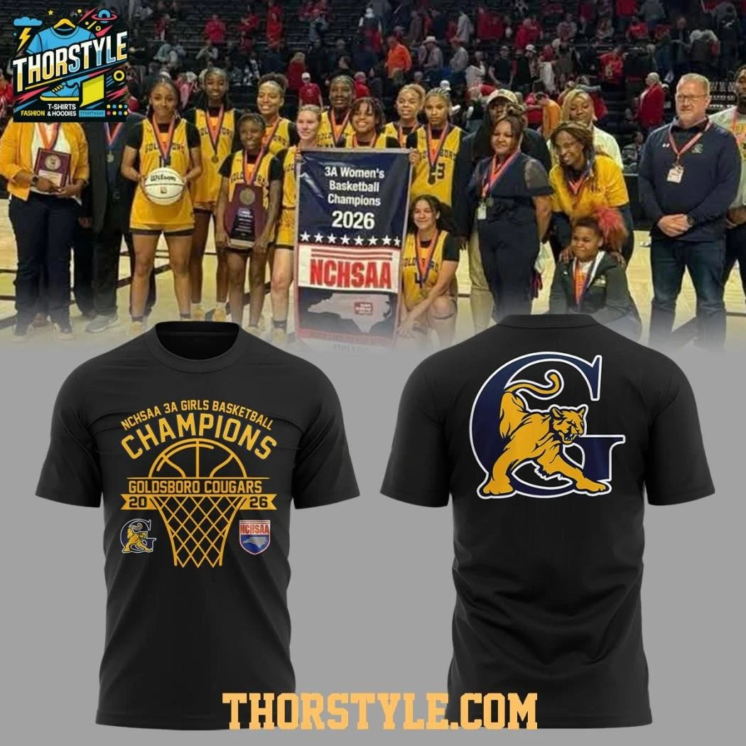 Goldsboro Cougars NCHSAA 3A Girls Champions 2026 Shirt