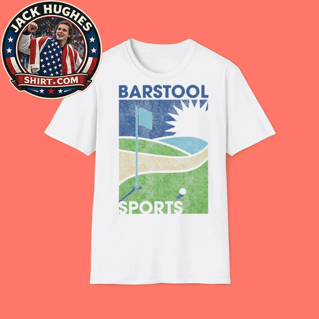 Golf Barstool Sports Golf Retro Graphic T-Shirt