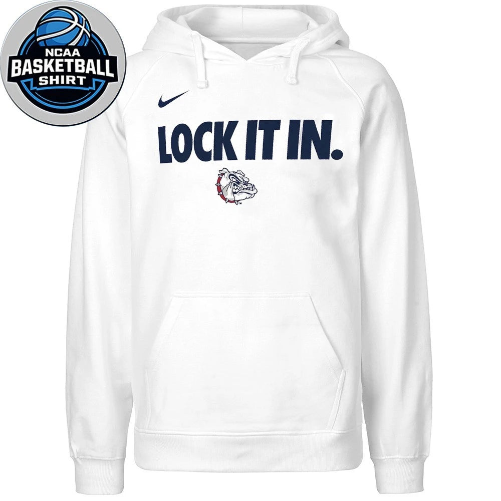 Gonzaga Bulldogs March Madness Lock It In 2026 On-Court Bench Shirt
