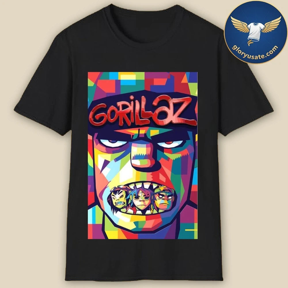 Gorillaz Band Members Pop Art Shirt