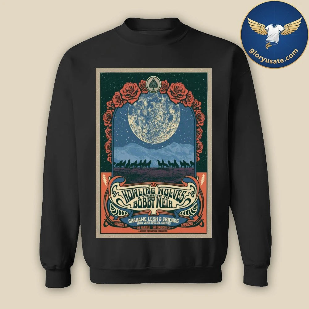 Grahame Lesh And Friends Jan 17 2026 The Warfield San Francisco CA Poster Shirt