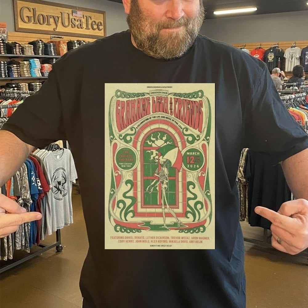 Grahame Lesh in Port Chester, Mar 12, 2026 Poster Shirt