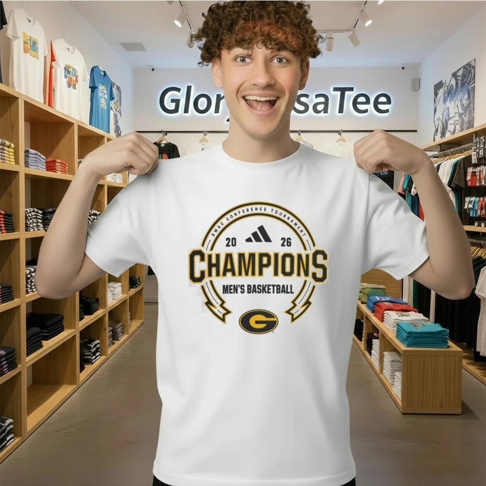 Grambling Tigers Men’s Basketball SWAC Champions T-Shirt