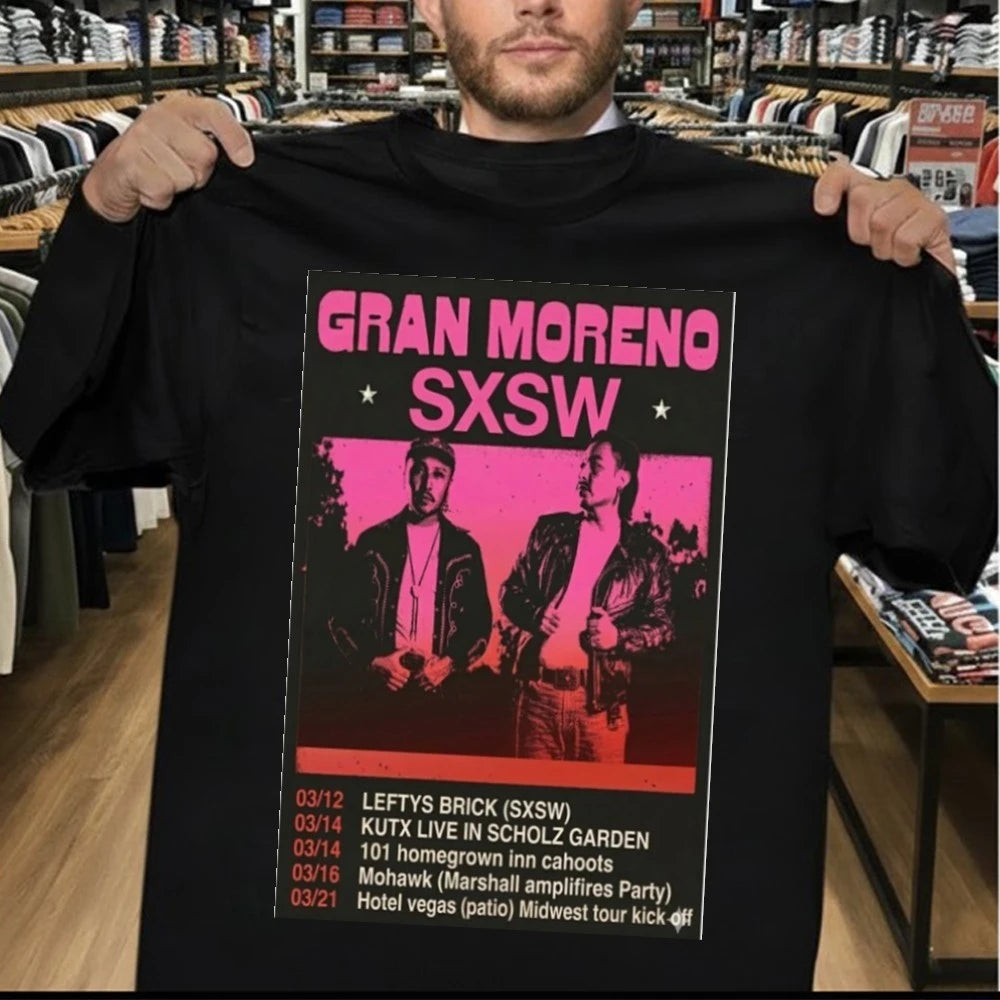 Gran Moreno Tour March 2026 Poster Shirt