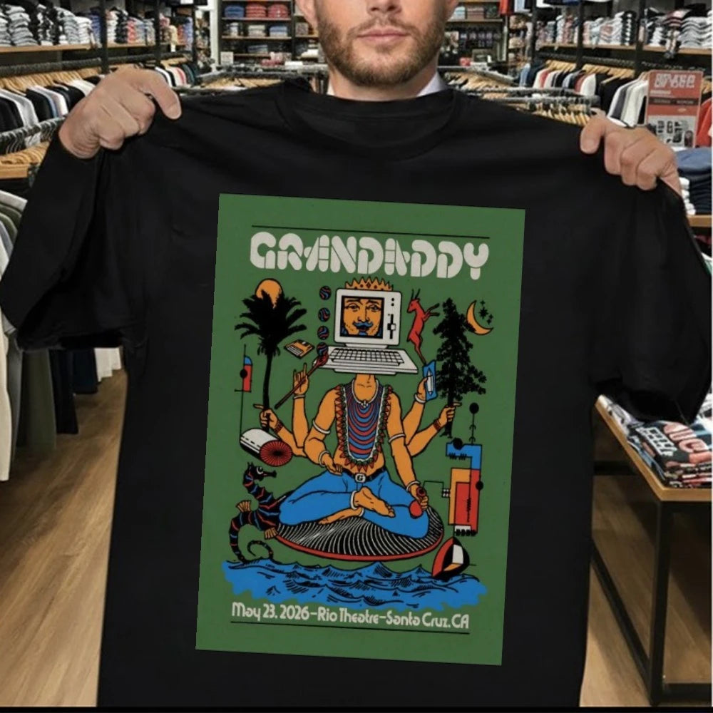 Grandaddy 5-23-2026 Santa Cruz CA Poster Shirt