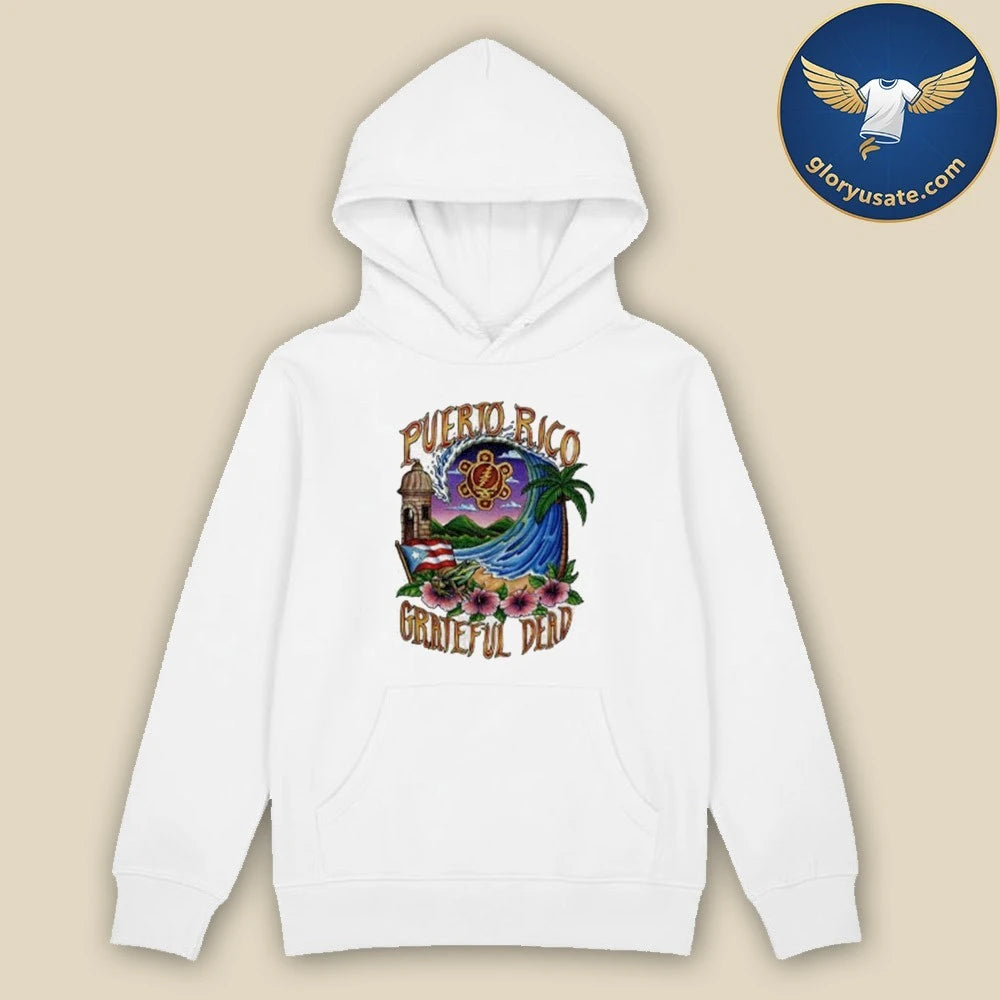 Grateful Dead Puerto Rico United States of Dead T-Shirt