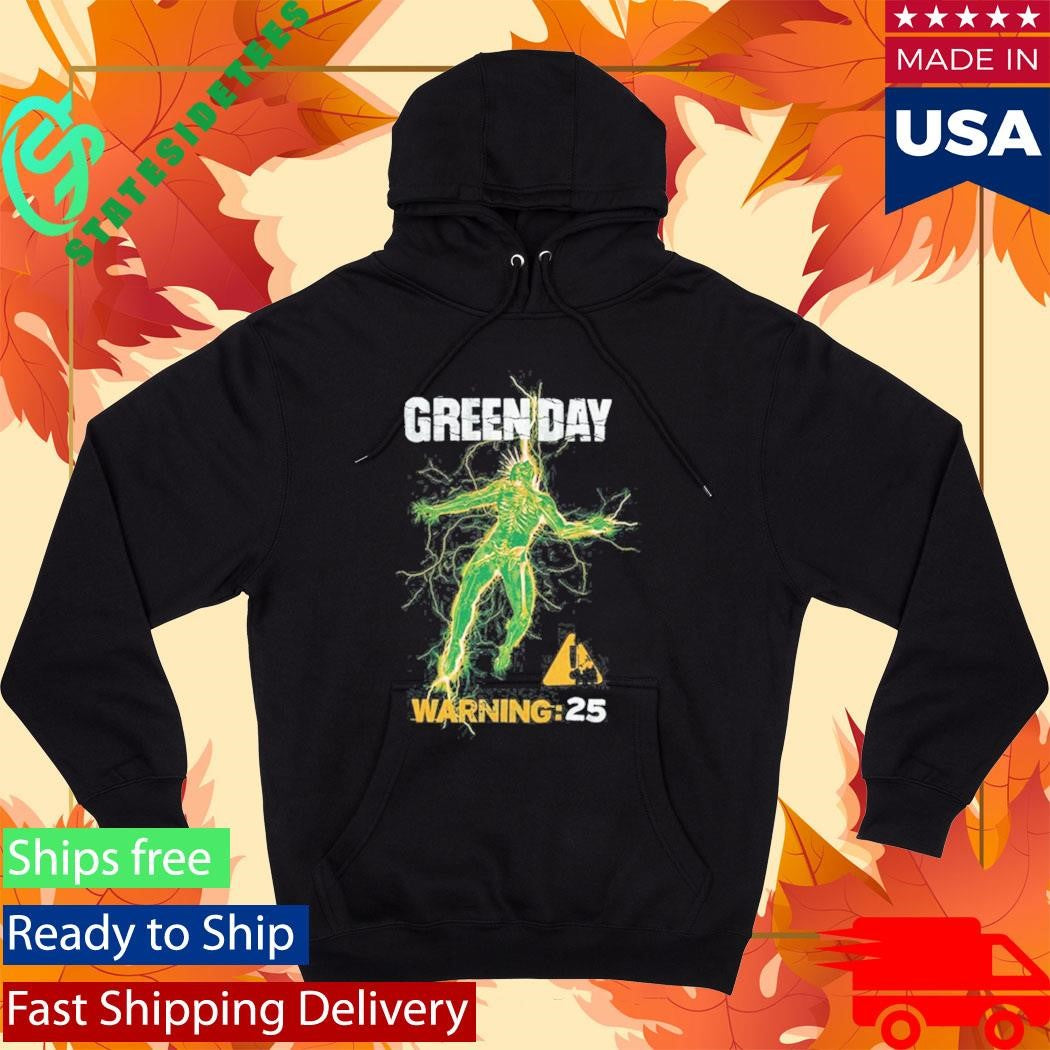 Green Day Warning 25 Album Shirt