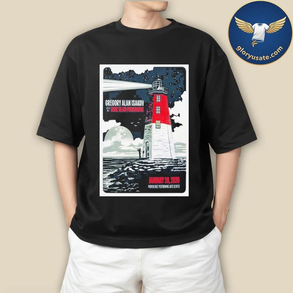 Gregory Alan Isakov Event Providence RI Jan 29 2026 Poster Shirt