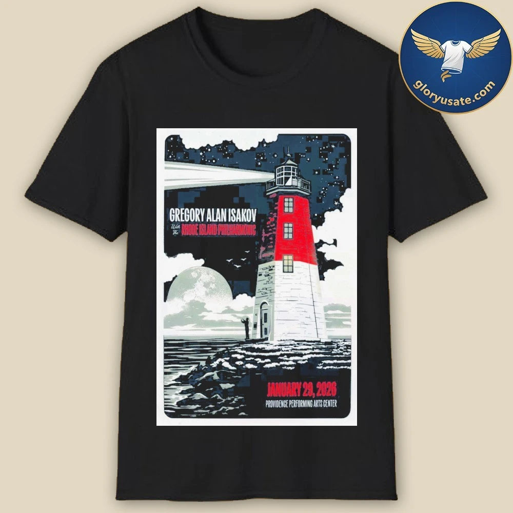 Gregory Alan Isakov Event Providence RI Jan 29 2026 Poster Shirt