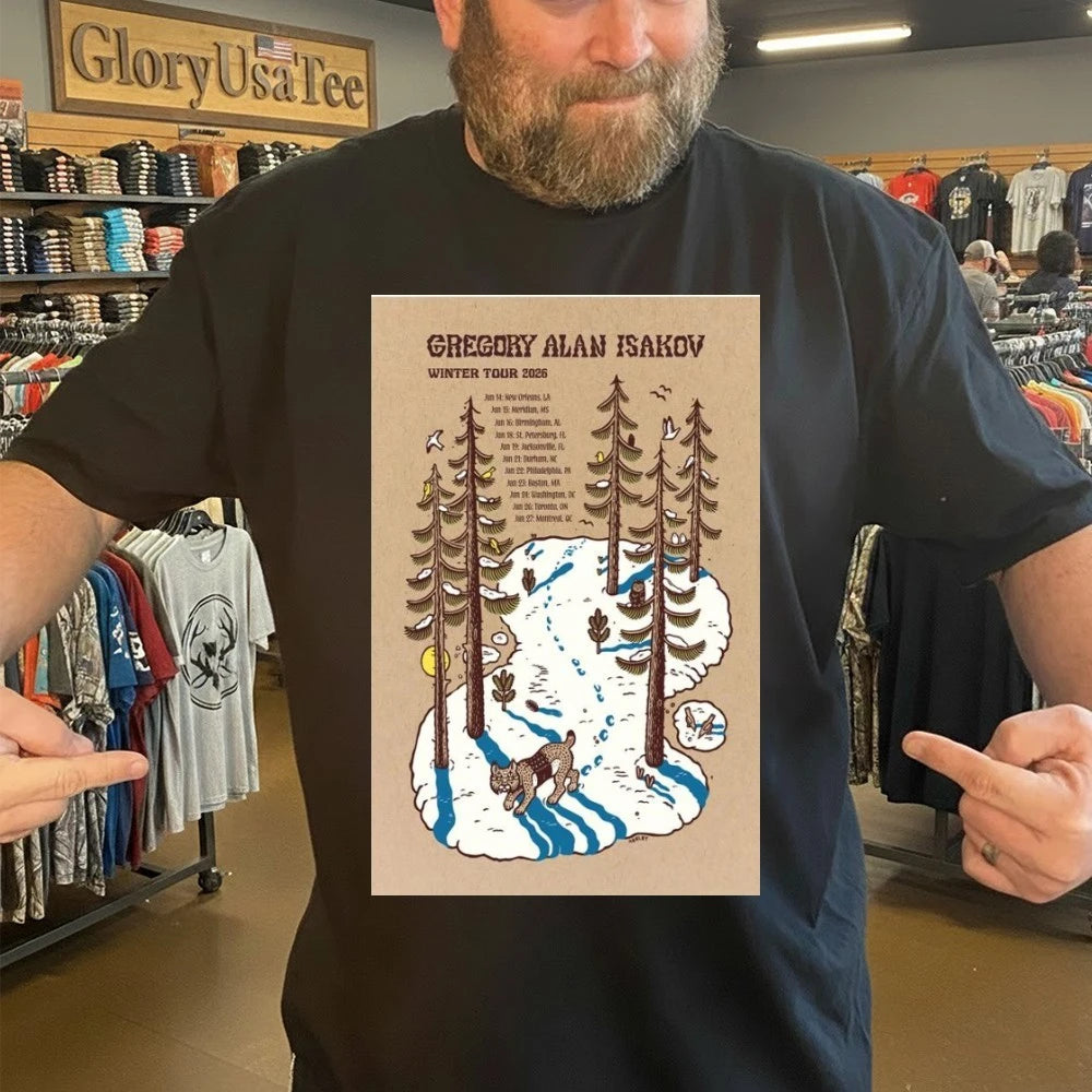 Gregory Alan Isakov Tour 2026 Poster Shirt