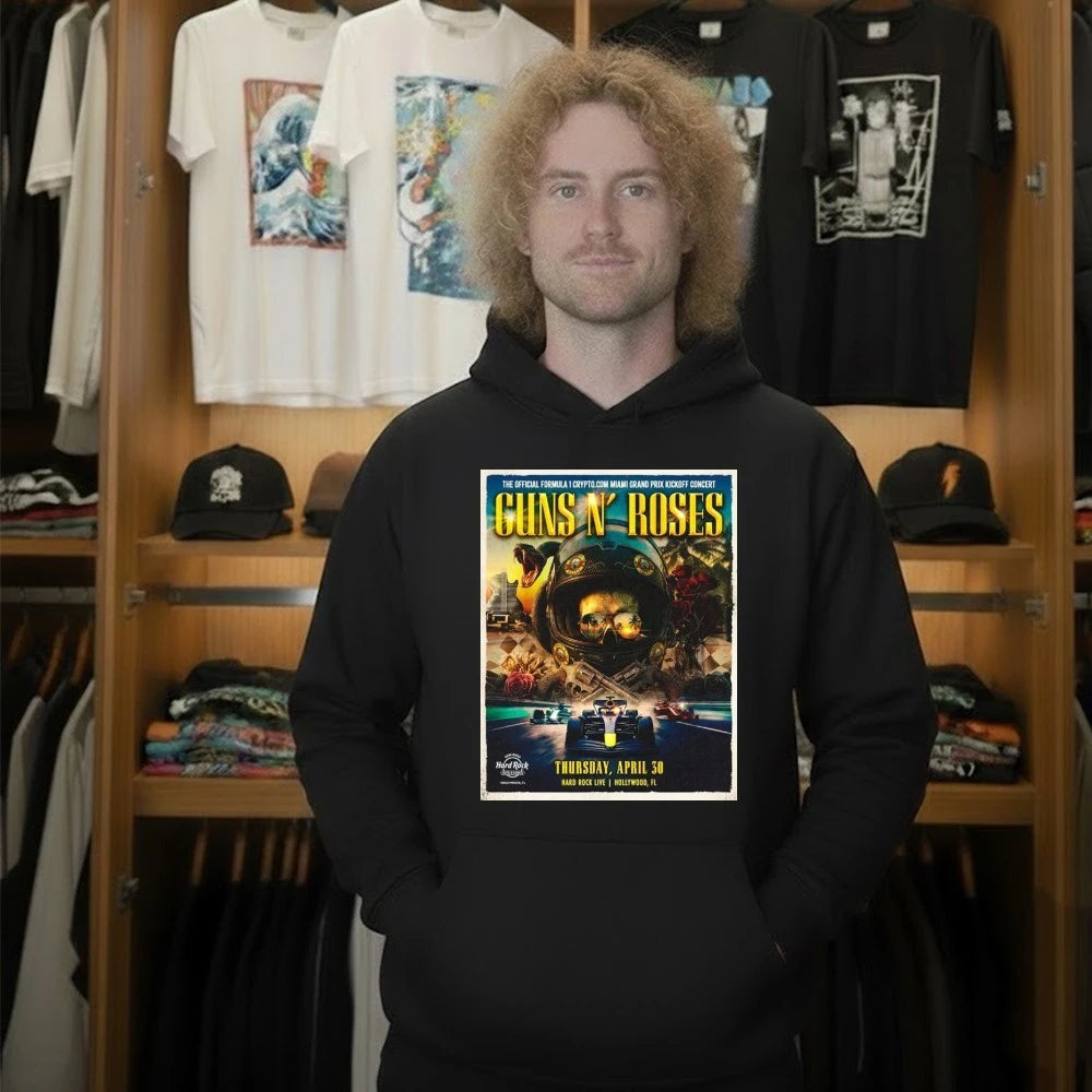 Guns N Roses Event Show F1 Miami Grand Prix Kickoff Concert at Hard Rock Hollywood On April 30 2026 Shirt