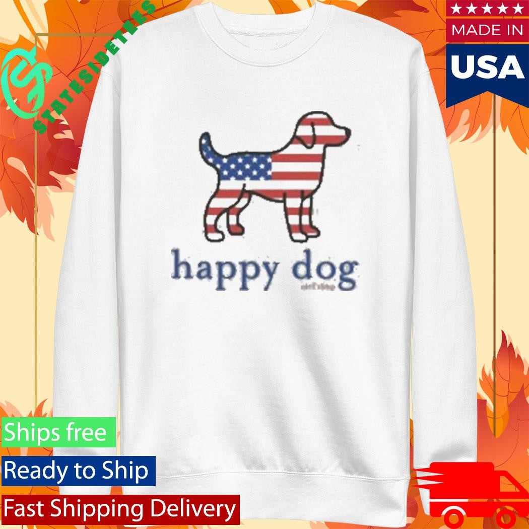 Happy Dog Surf Usa Flag Shirt