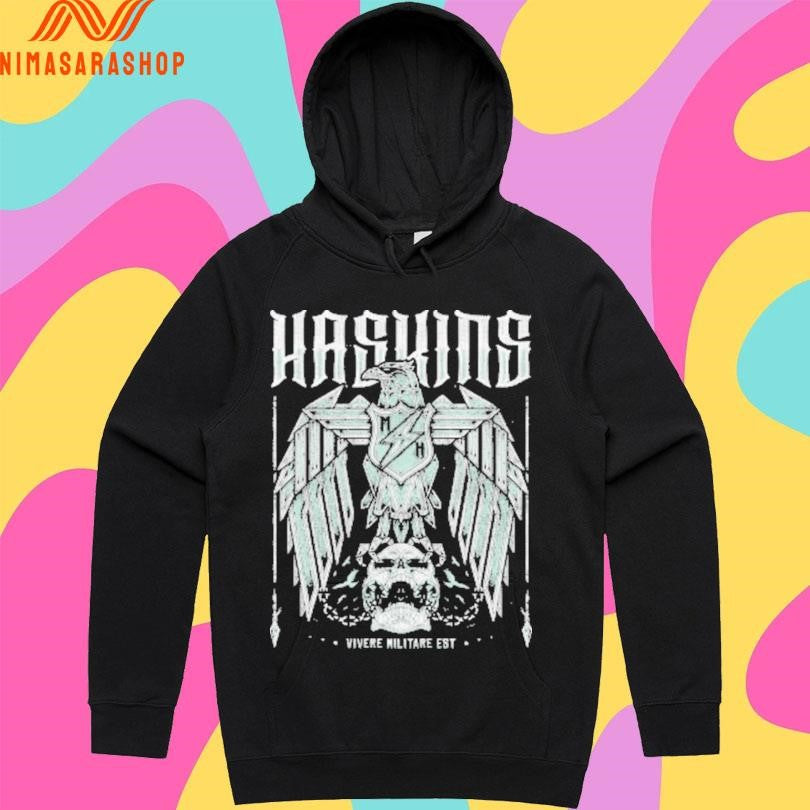 Haskins Eagle Vivere Militare Est Shirts