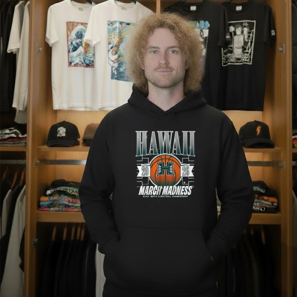 Hawaii Rainbow Warriors MBB 2026 March Madness NCAA Men’s Basketball Championship Shirt