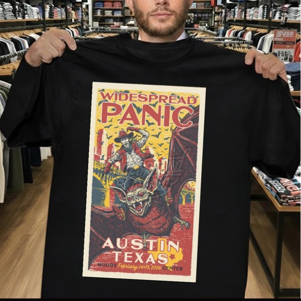 Haywood Thomast Widespread Panic Austin Texas Moody February 14 &amp; 15-2026 Poster Shirt