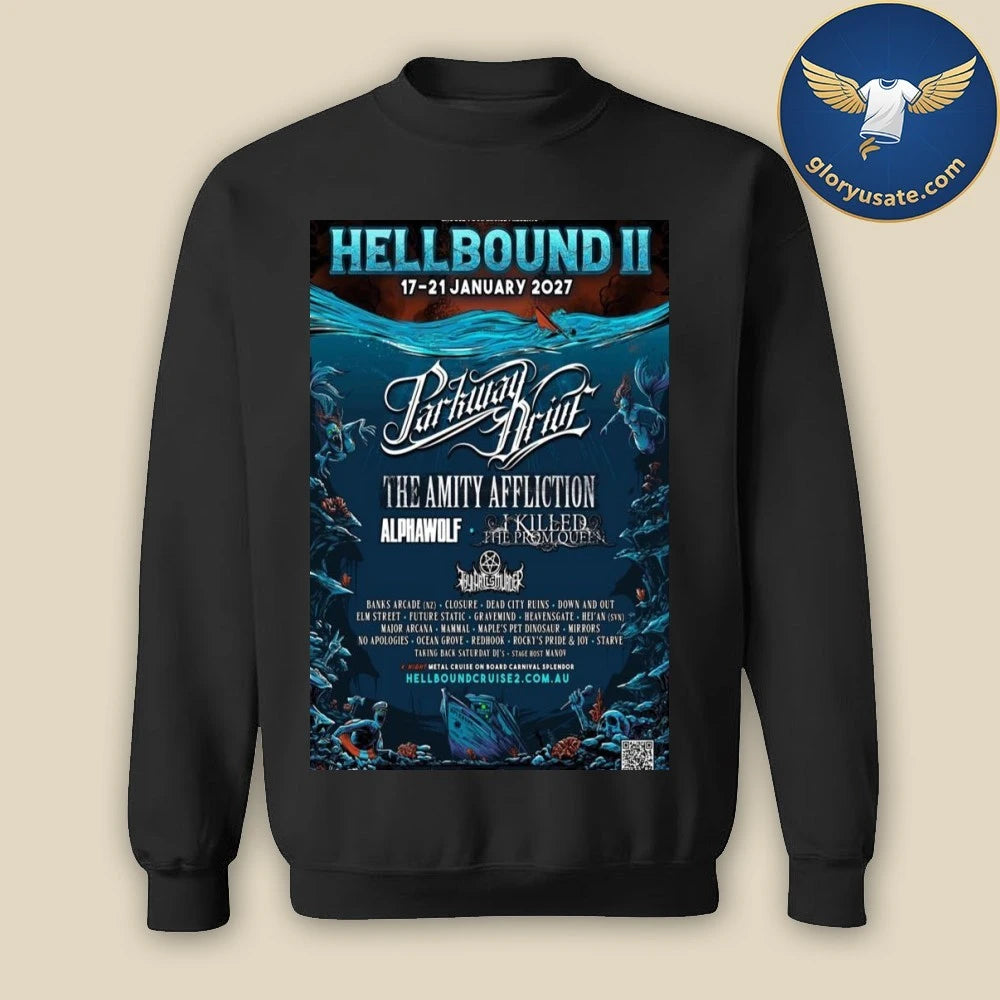 Hellbound II January 17-21 2027 Concert Poster Shirt