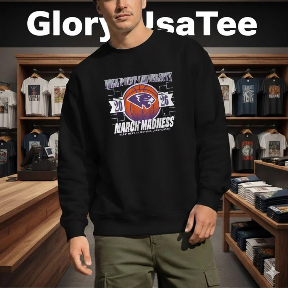 High Point Panthers University March Madness Upset Alert Ncaa Men’s Basketball Championship Shirt