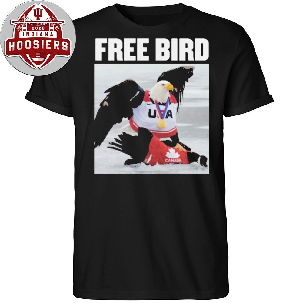 Hockey Champions USA Ice hockey between the US and Canada T-Shirt