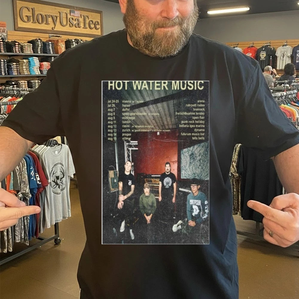 Hot Water Music Summer Tour 2026 New Poster Shirt