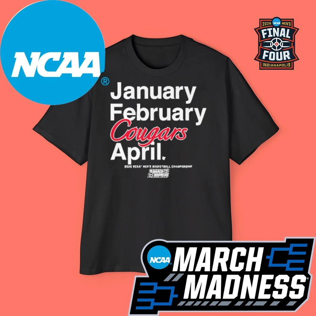 Houston Cougars MBB 2026 NCAA Men’s Basketball Championship March Madness Month Logo Shirt