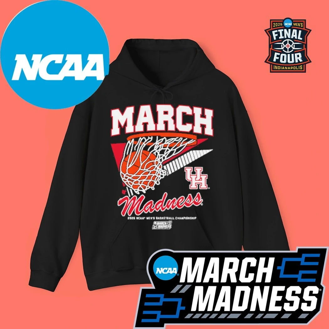 Houston Cougars MBB 2026 NCAA Men’s Basketball Championship March Madness Retro Swish Logo Shirt