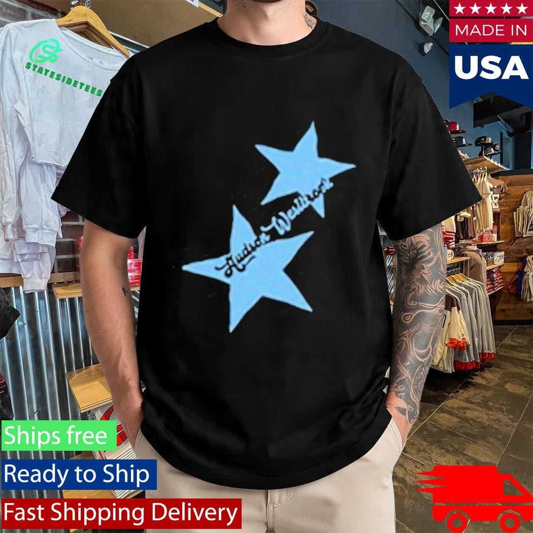 Hudson Westbrook Blue Star Black Comfort Colors Shirt