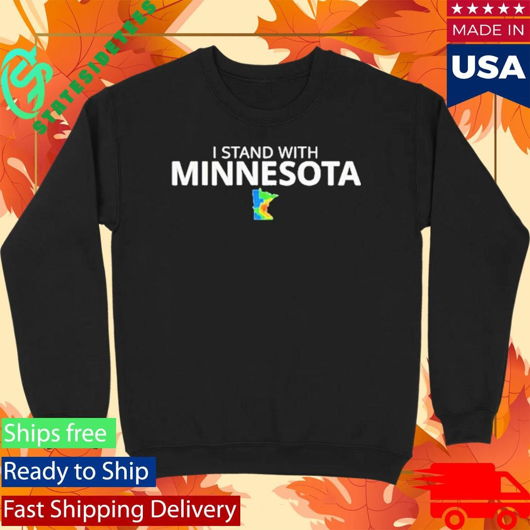 I Stand With Minnesota State Pride Minnesotan Resident ICE Out Shirt
