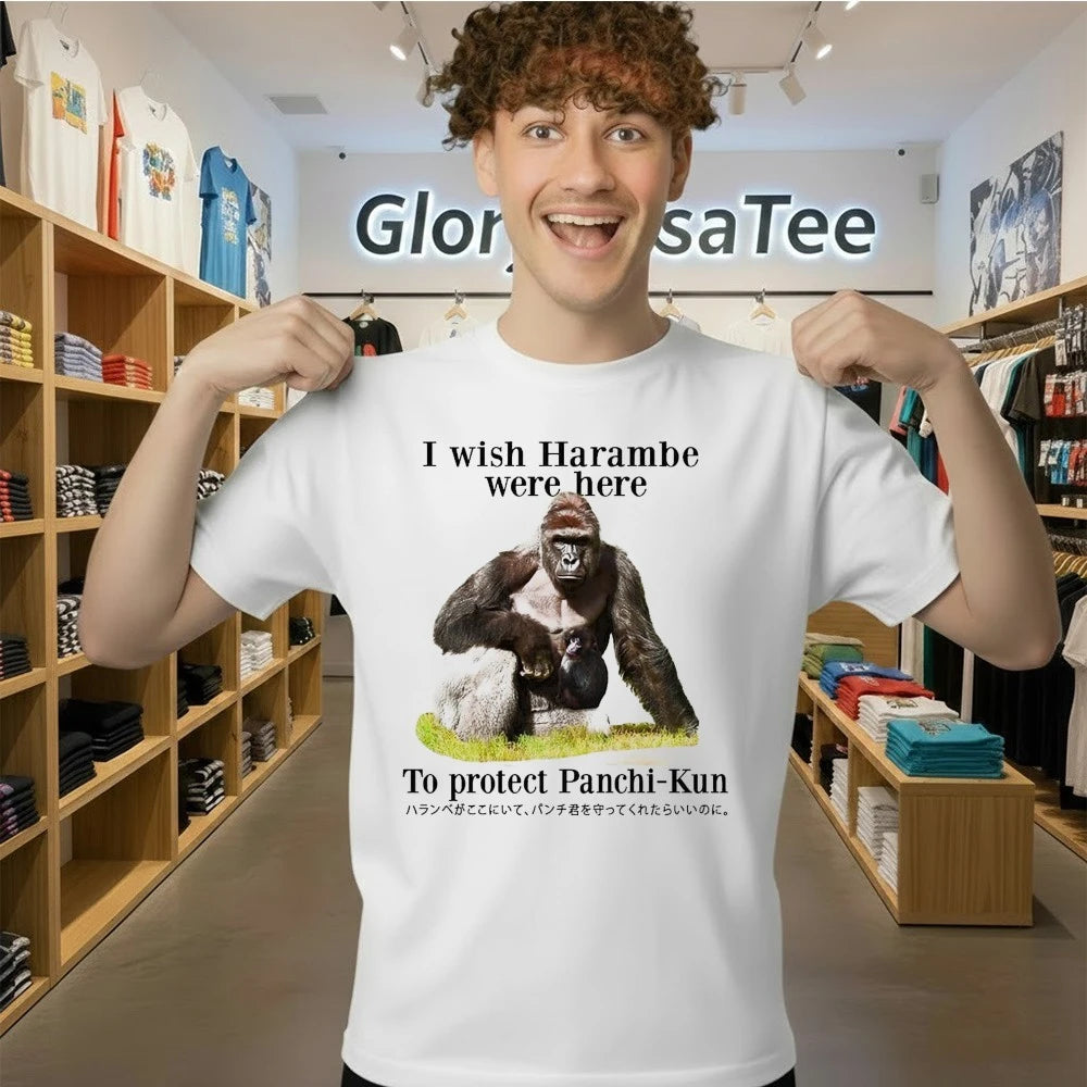 I Wish Harambe Were Here To Protect Panchi-Kun Shirt