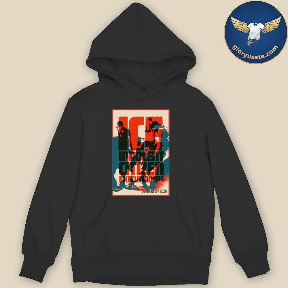 ICE Innocent Citizen Executioners Januaru 24 2026 Poster Shirt