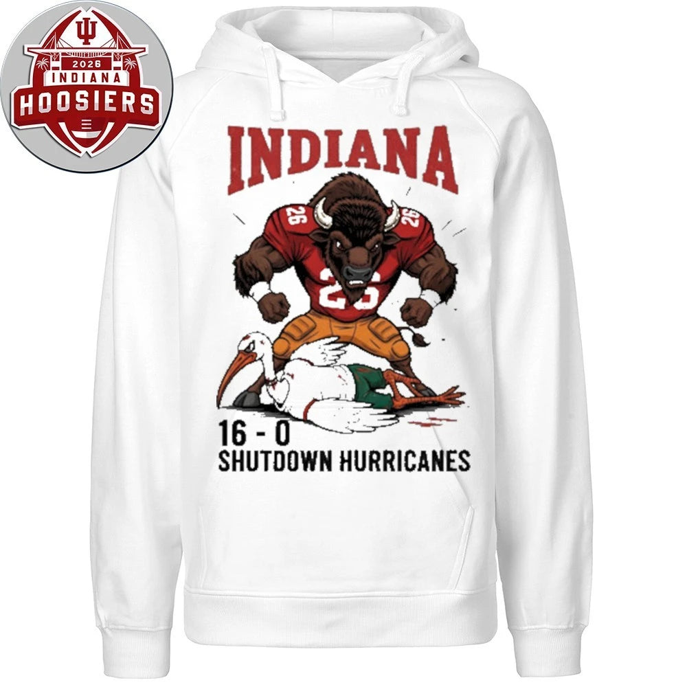 IU Dominant Win 16-0 Shutdown Hurricanes Tee Shirt