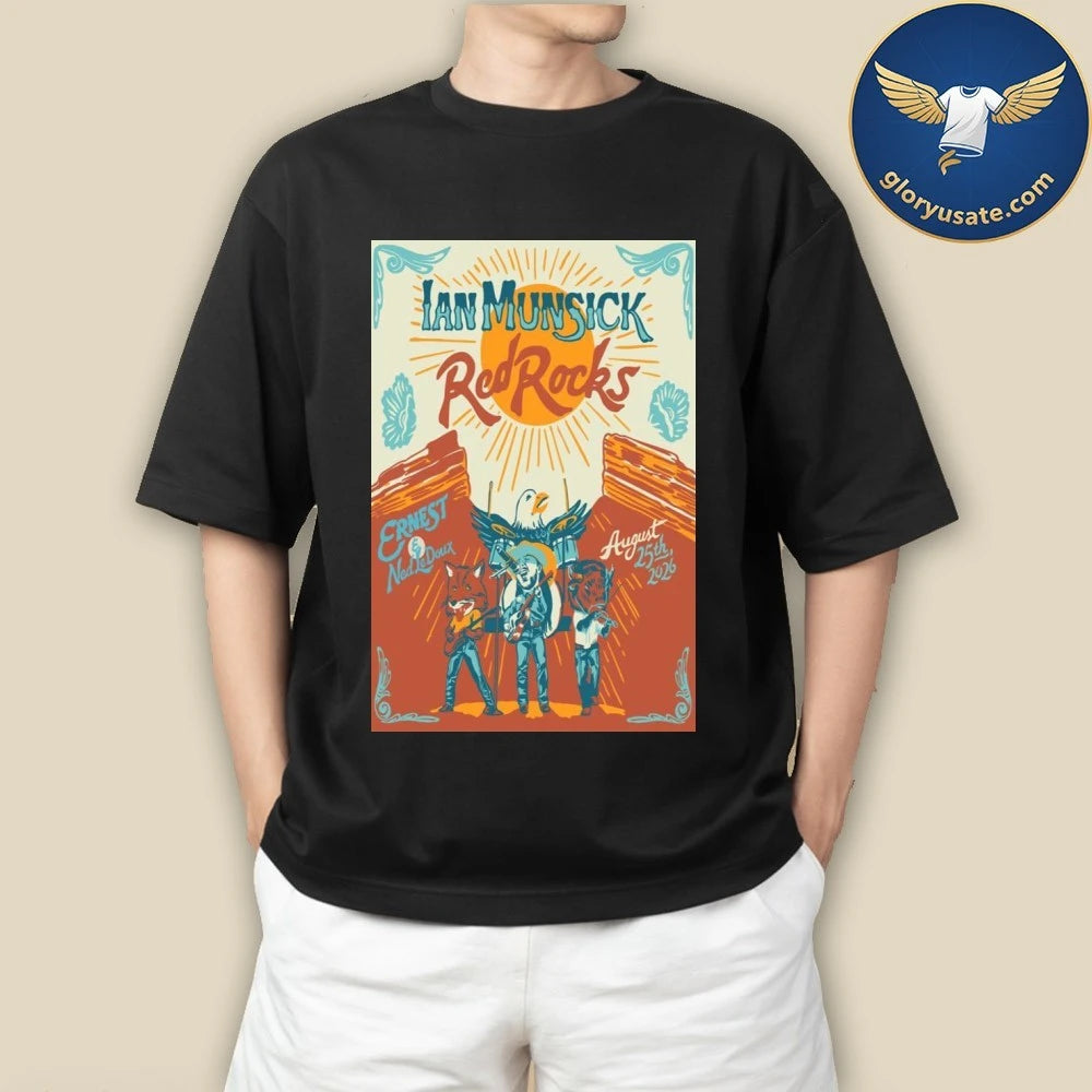 Ian Munsick Red Rocks Amphitheatre Morrison Colorado August 25 2026 Poster Shirt