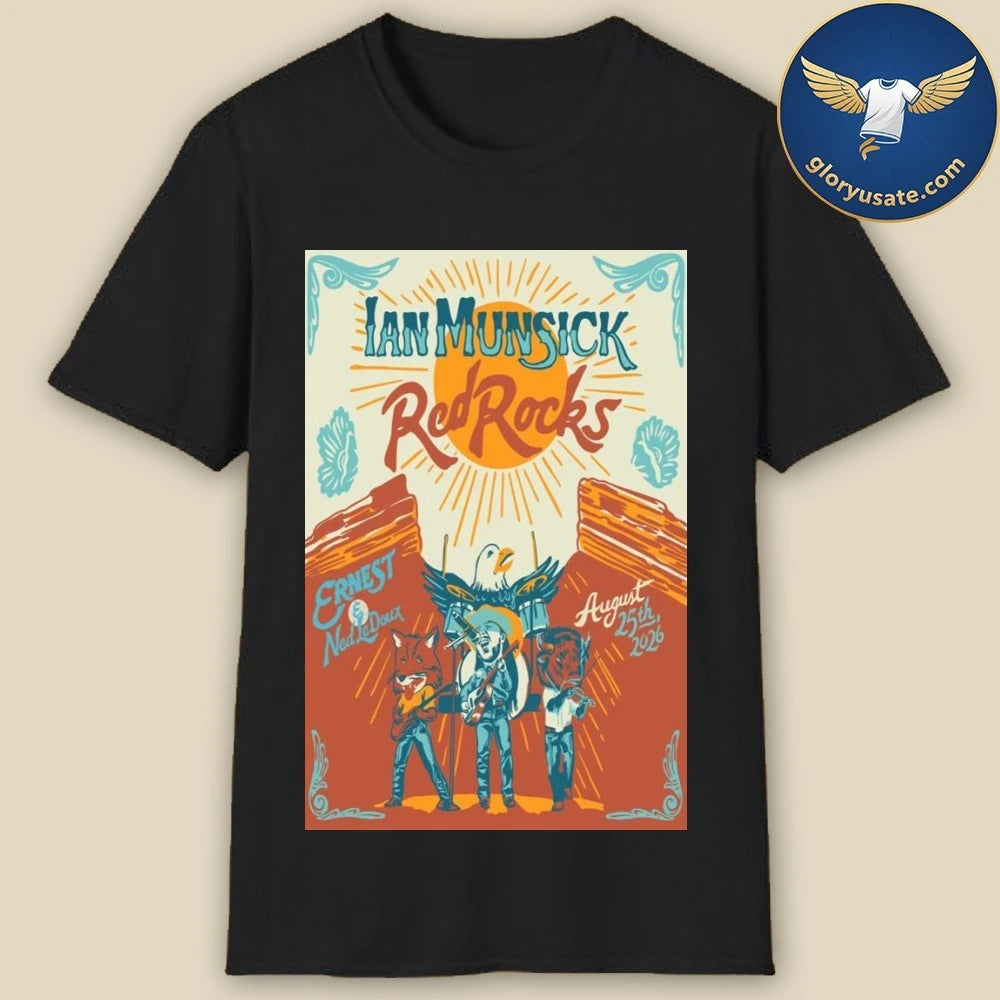 Ian Munsick Red Rocks Amphitheatre Morrison Colorado August 25 2026 Poster Shirt