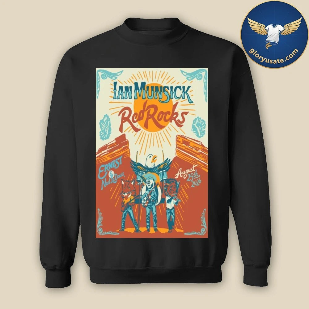 Ian Munsick Red Rocks Amphitheatre Morrison Colorado August 25 2026 Poster Shirt