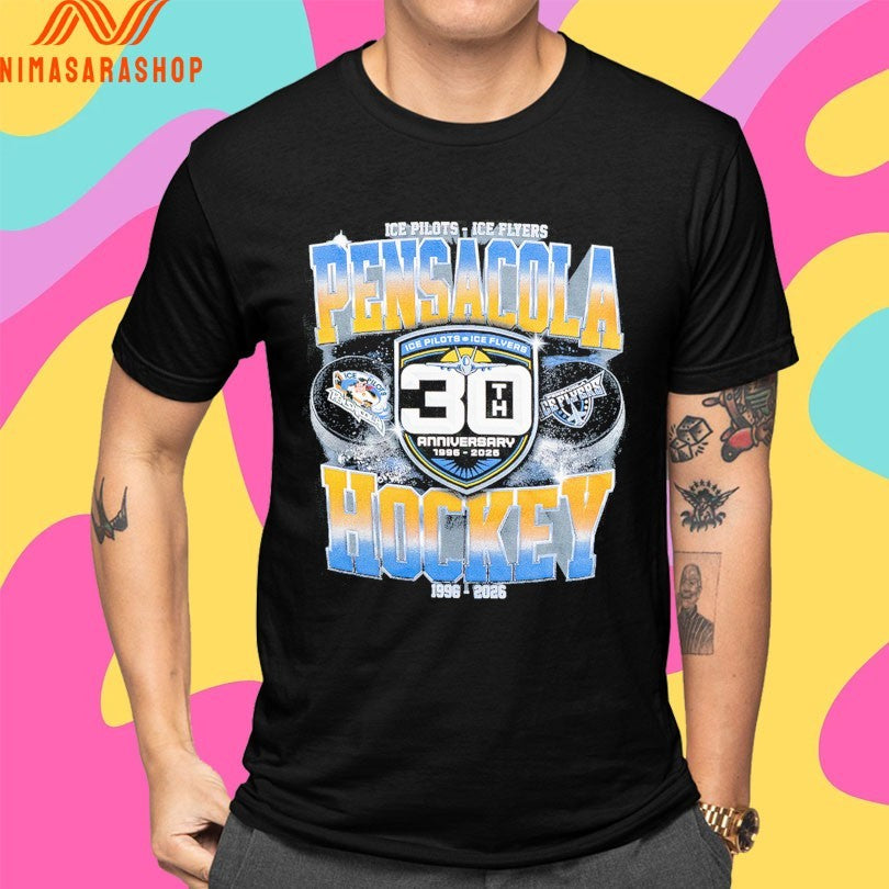 Ice Pilots Ice Flyers Pensacola Hockey 1996-2026 Shirts