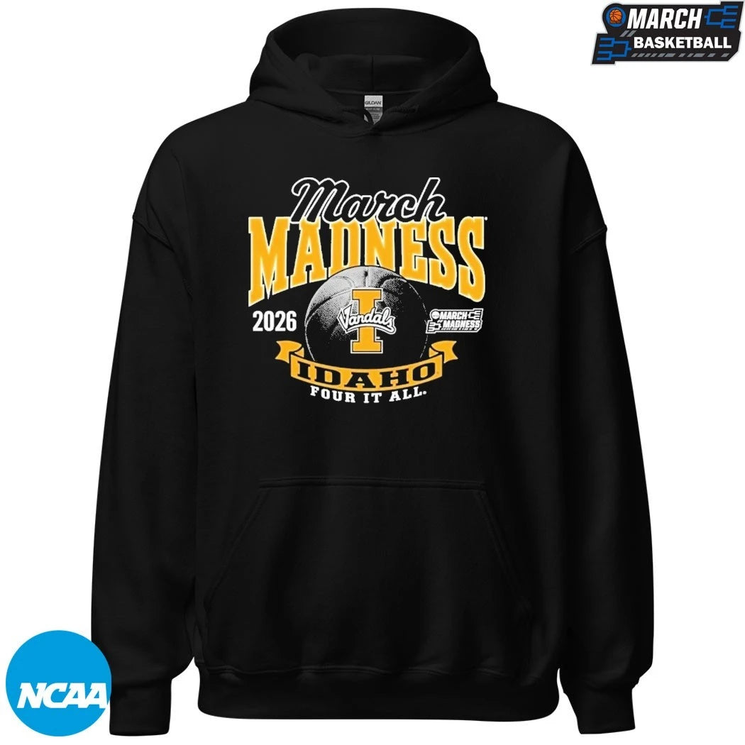 Idaho Vandals March Madness Four It All 2026 T-Shirts