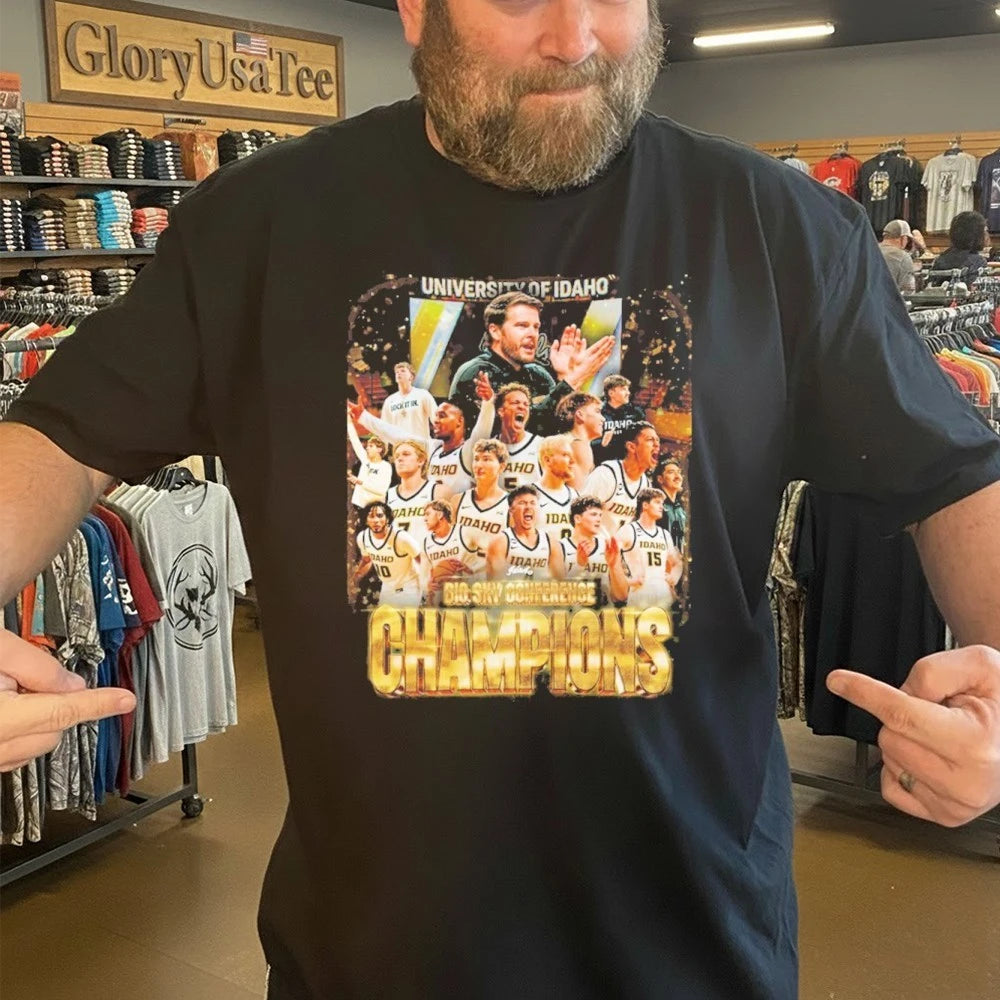 Idaho Vandals Men’s Basketball 2026 Big Sky Conference Champions Shirt