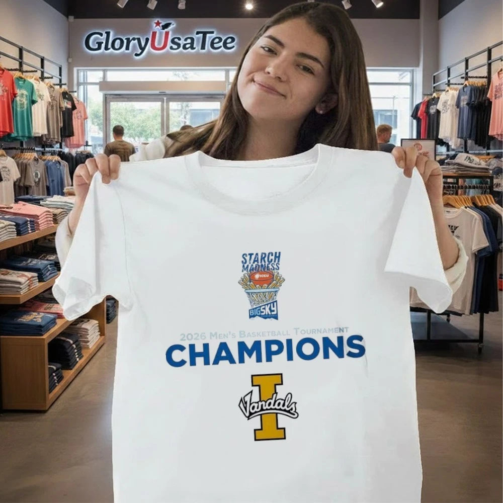 Idaho Vandals To The Big Sky Womens Basketball Tournament Champions 2026 Shirt