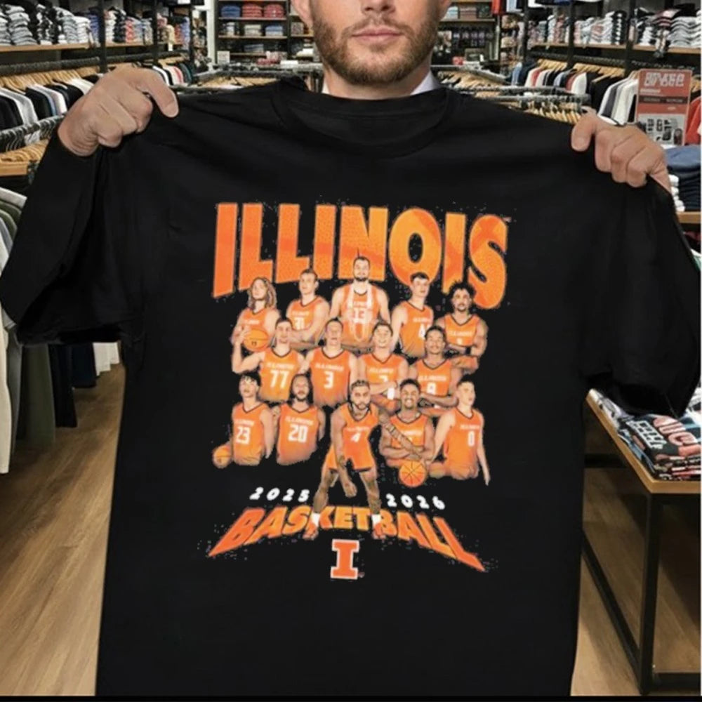 Illinois Basketball 2025-26 NIL Roster Shirt