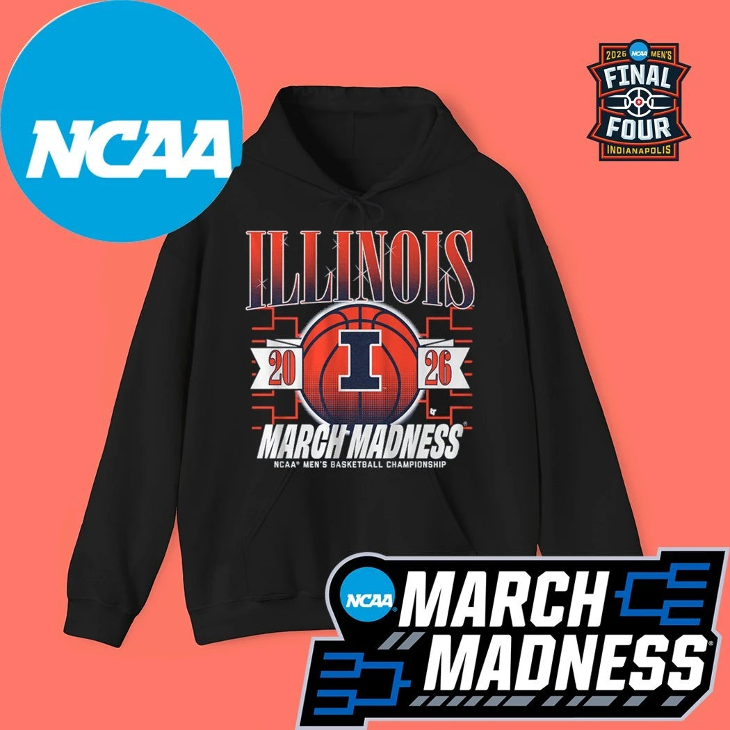 Illinois Fighting Illini MBB 2026 NCAA Women’s Basketball Championship March Madness Logo Shirt