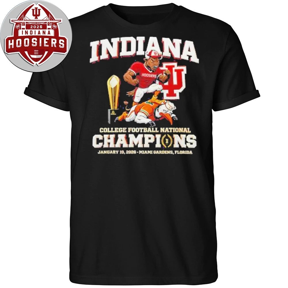 Indiana Beats Miami 27-21 National Championship Tee Shirt