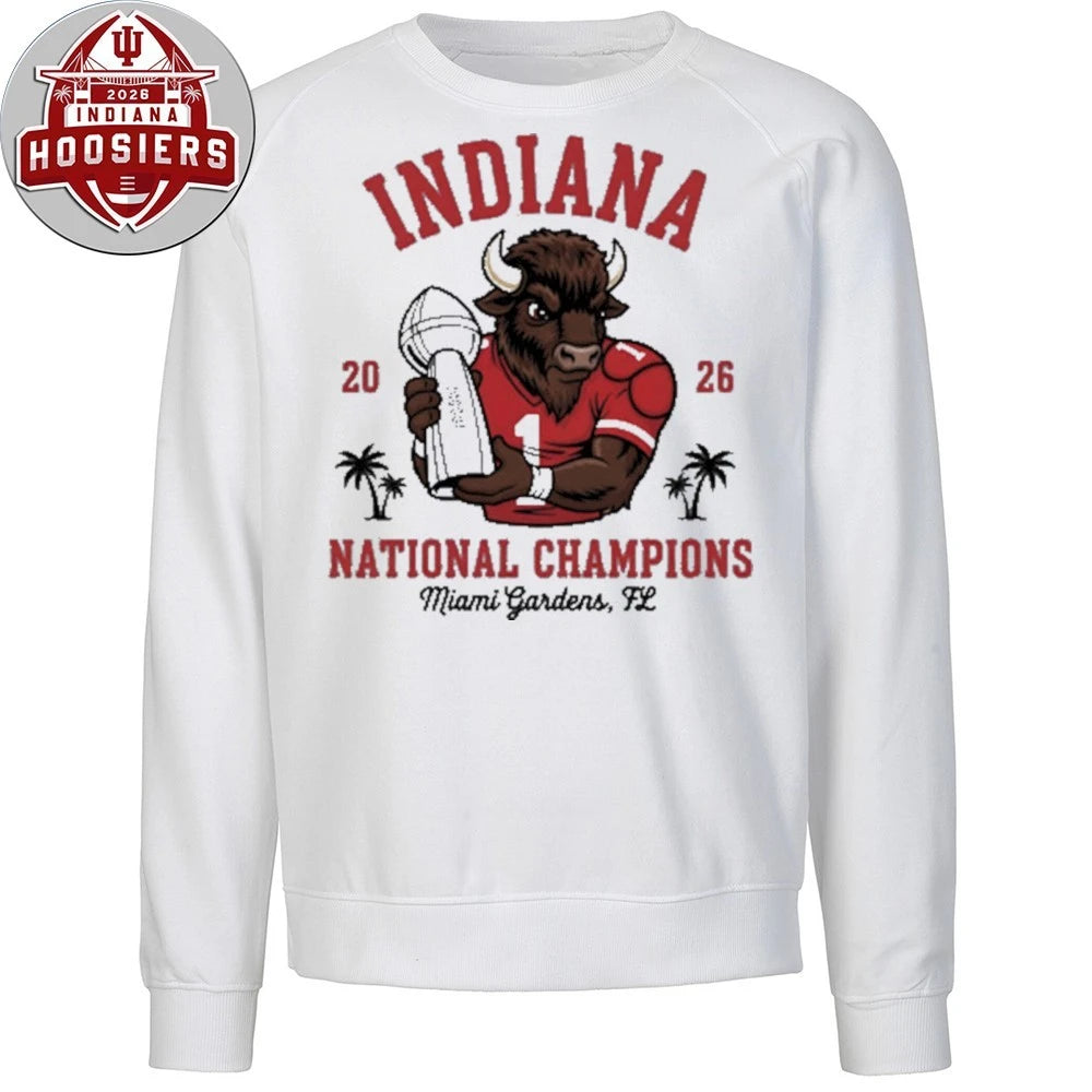 Indiana Bison National Champs Miami Gardens Fl Mascot Tee Shirt
