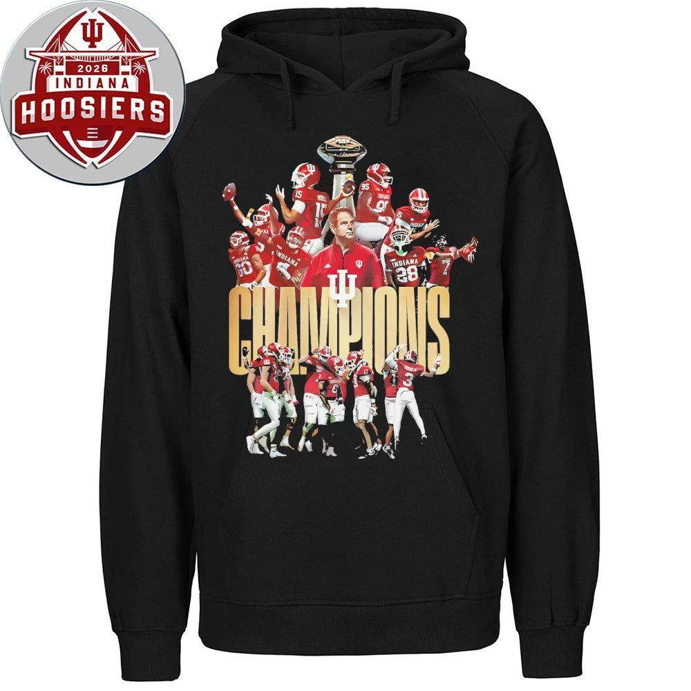 Indiana College Football Playoff National Championship 2026 U Hoosiers Fan Logo Shirt