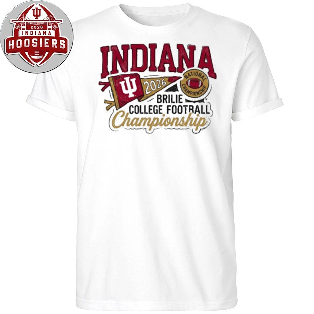 Indiana Football 2026 National Champions Sports Fan Logo Tee Shirt