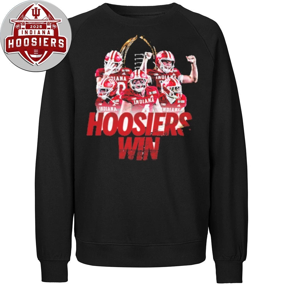 Indiana Football 2026 National Championship Football Logo T-Shirt
