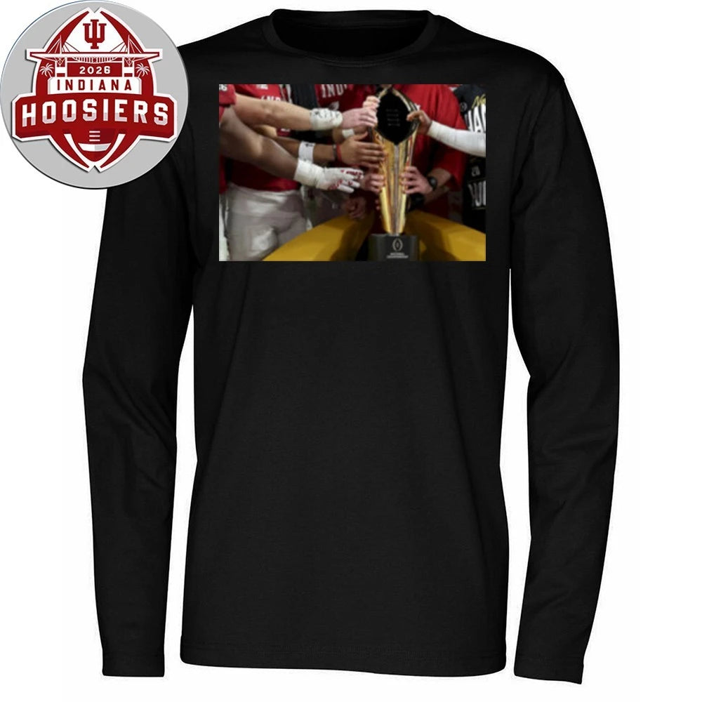Indiana Football 2026 National Championship Football Mendoza Cup T-Shirt